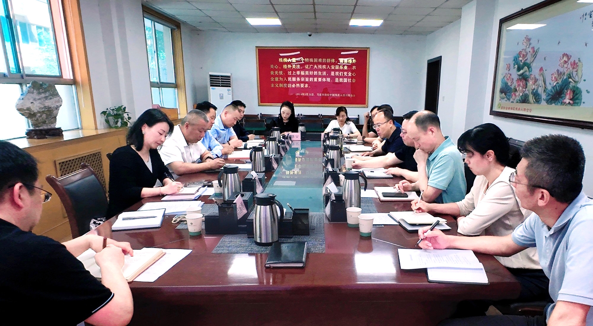 强盛一行赴西安市残疾人联合会开展专题调研——共商残疾人康复养老事业发展，探索科技助残服务新模式